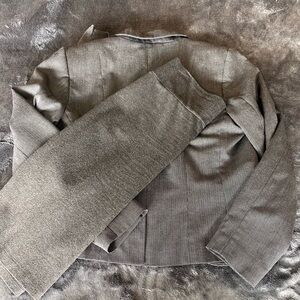 2 shades of gray skirt set